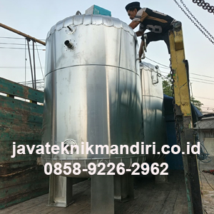 Harga fabrikasi tangki penyimpanan air panas kapasitas 1500 liter